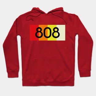 TR-808 STRIPES & FONT #5 Hoodie